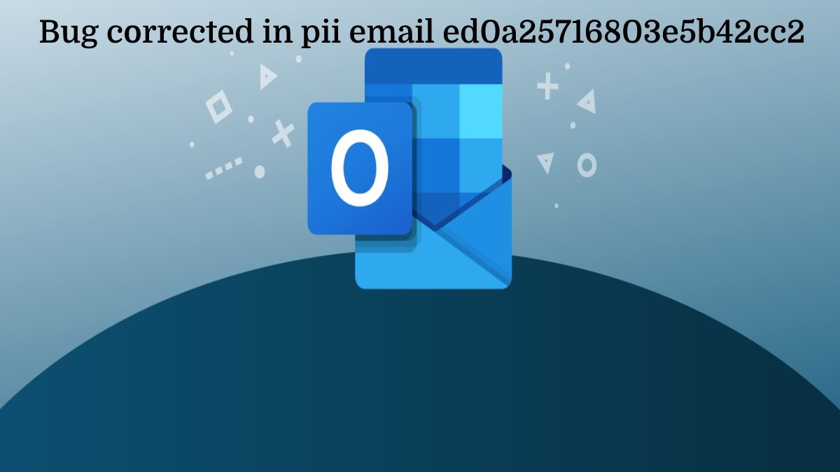 Bug corrected in pii email ed0a25716803e5b42cc2
