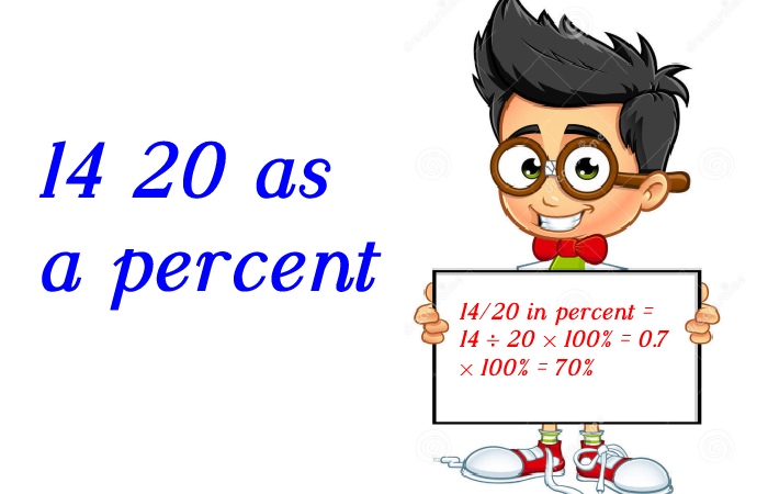 what percentage is 14 out of 20