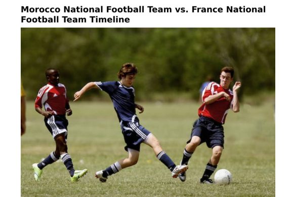 Morocco National Football Team vs. France National Football Team Timeline