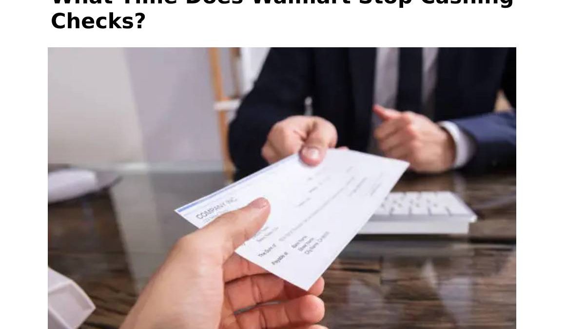 stop cashing checks