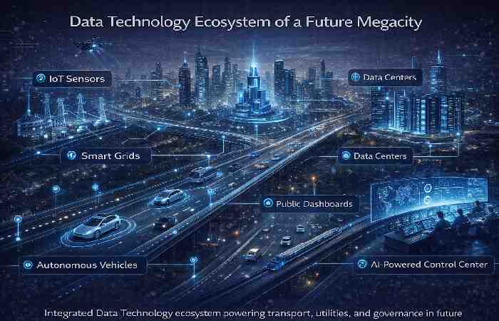 data technology ecosystem of a future megacity