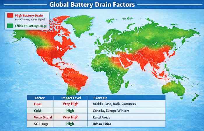 global battery drain factors