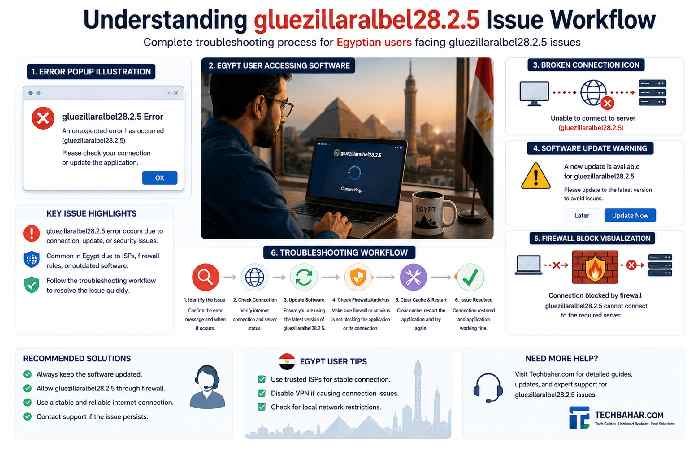 gluezillaralbel28.2.5 issue troubleshooting process in Egypt